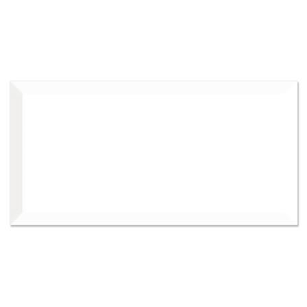 กระเบื้องผนัง 10x30 ซม. MULIA กลอสซี่ บีเวล ไวท์ 0.99M2_0