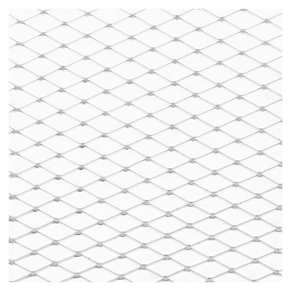 ตะแกรงเหล็กฉีก วีแอนด์พี เบอร์ 27 90X300 ซม. สีเงิน