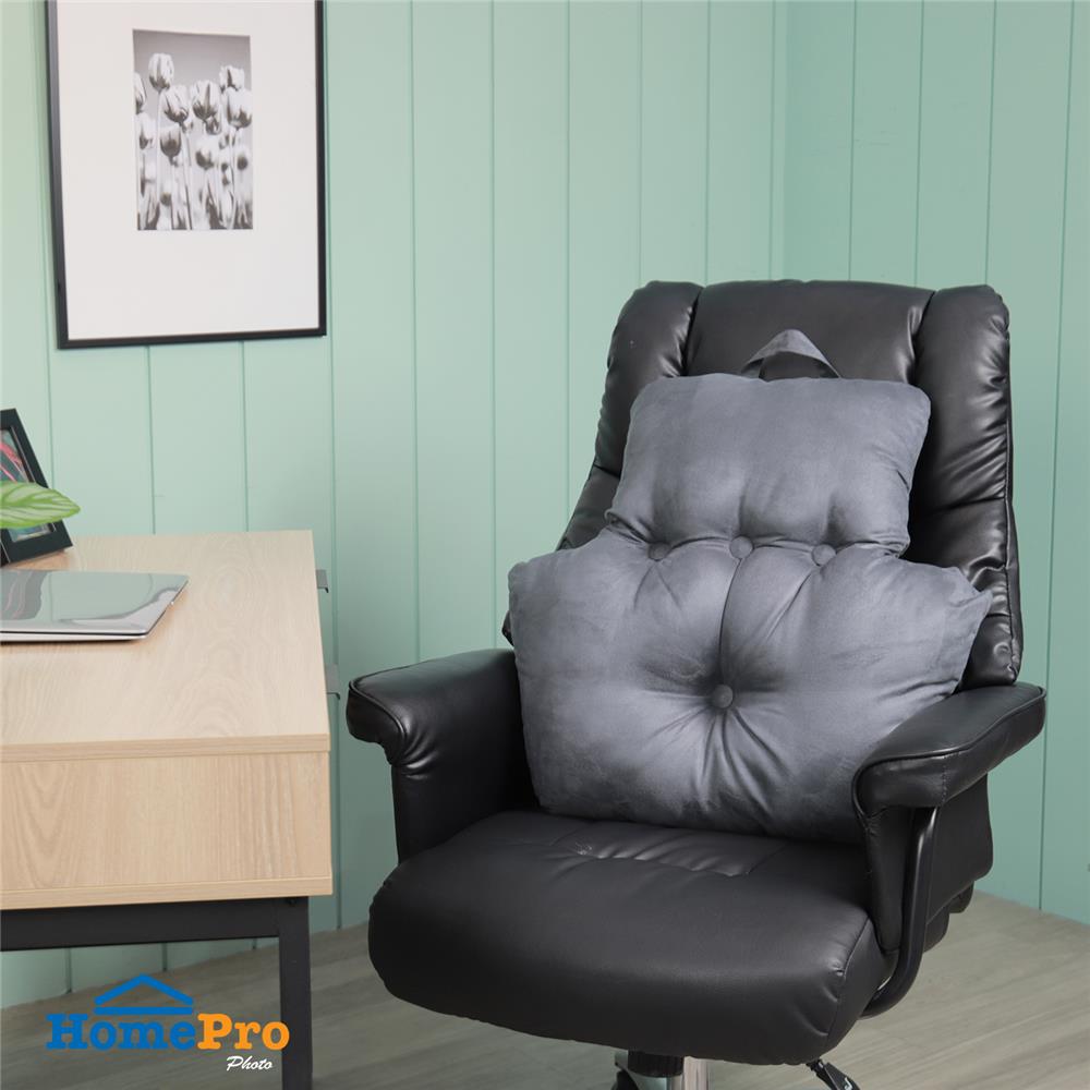 เบาะพิงหลัง HOME LIVING STYLE HOWDEN 28X28 นิ้ว สีเทา