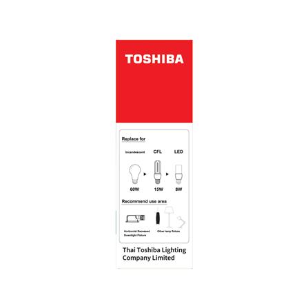 หลอด LED TOSHIBA STICK T7 8 วัตต์ COOL WHITE E27_2