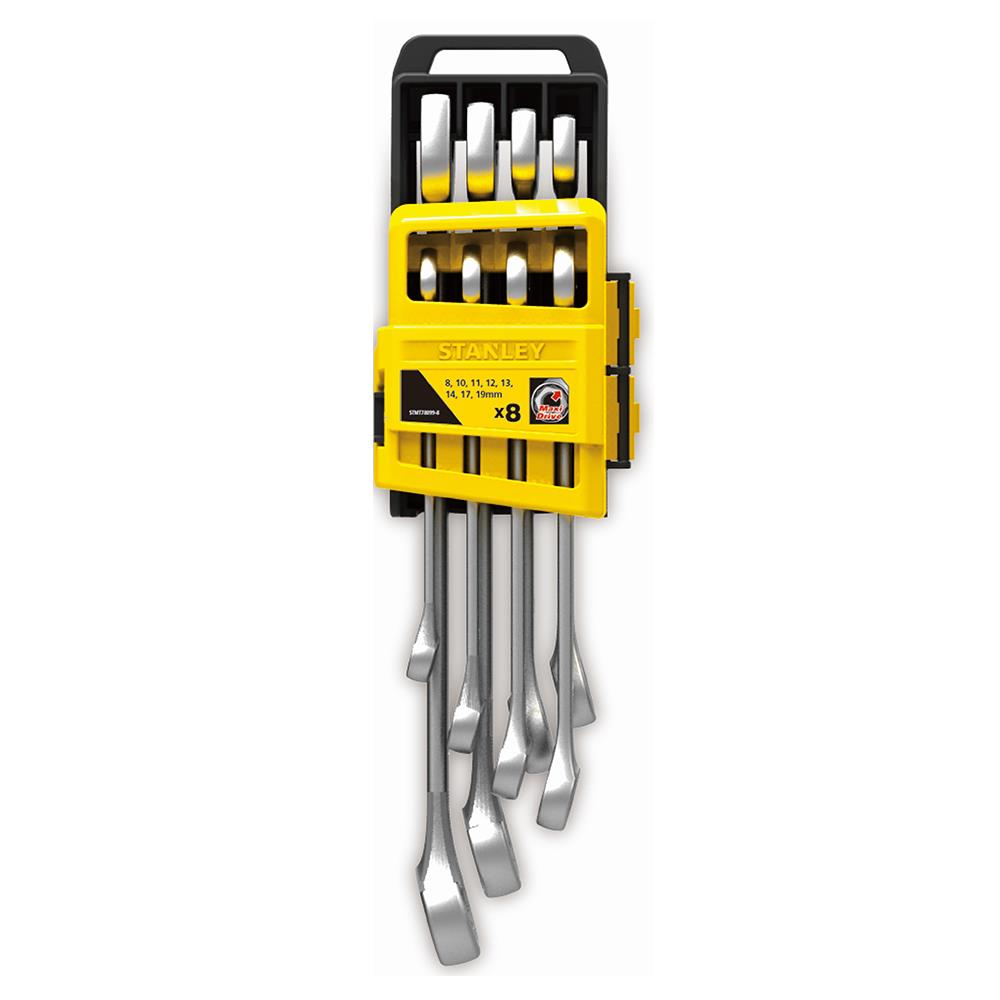 ชุดประแจแหวนข้างปากตาย STANLEY 8 ชิ้น