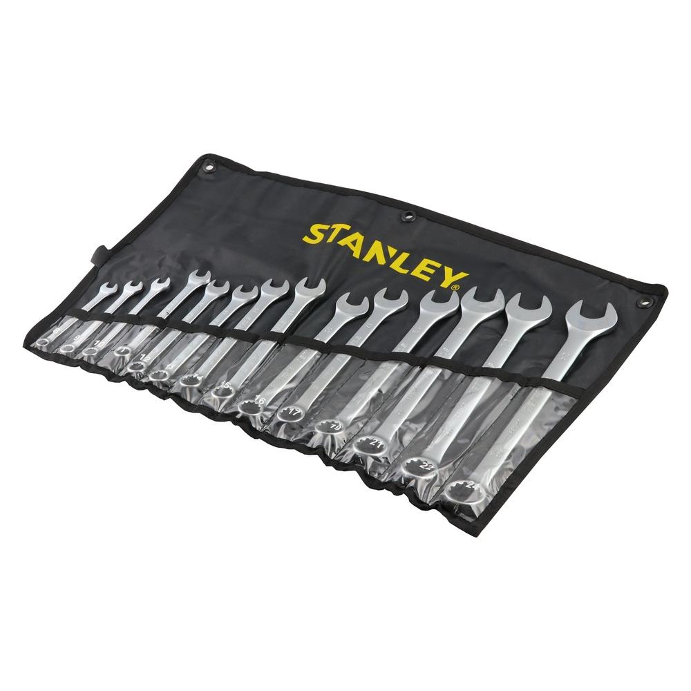 ประแจแหวนข้างปากตาย STANLEY 14 ชิ้น/ชุด