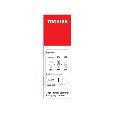 หลอด LED TOSHIBA STICK T7 11 วัตต์ WARM WHITE E27_2