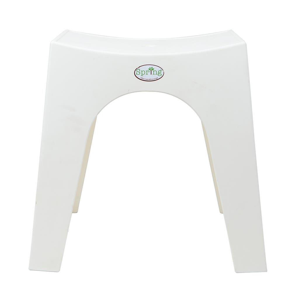 เก้าอี้พลาสติก SPRING MILAR CHAIR สีขาว