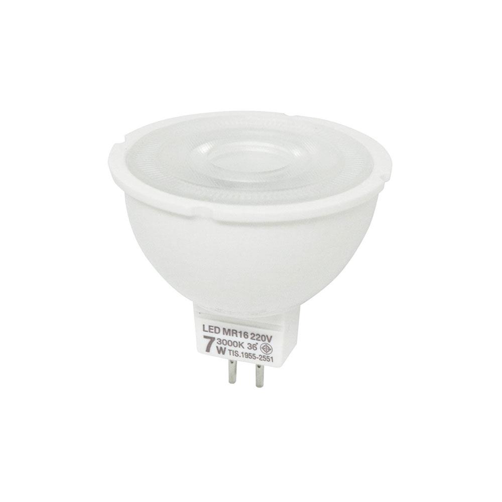 หลอด LED RACER MR16 7 วัตต์ WARMWHITE GU5.3