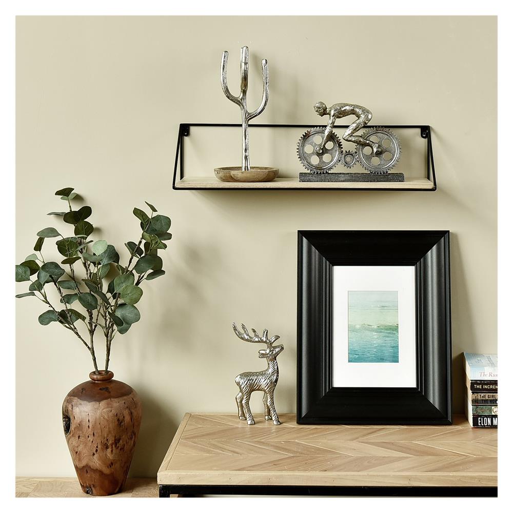 แผ่นชั้นติดผนัง 1 ชั้น STACKO IRIS 60x15x15 ซม. สีเนเชอรัล