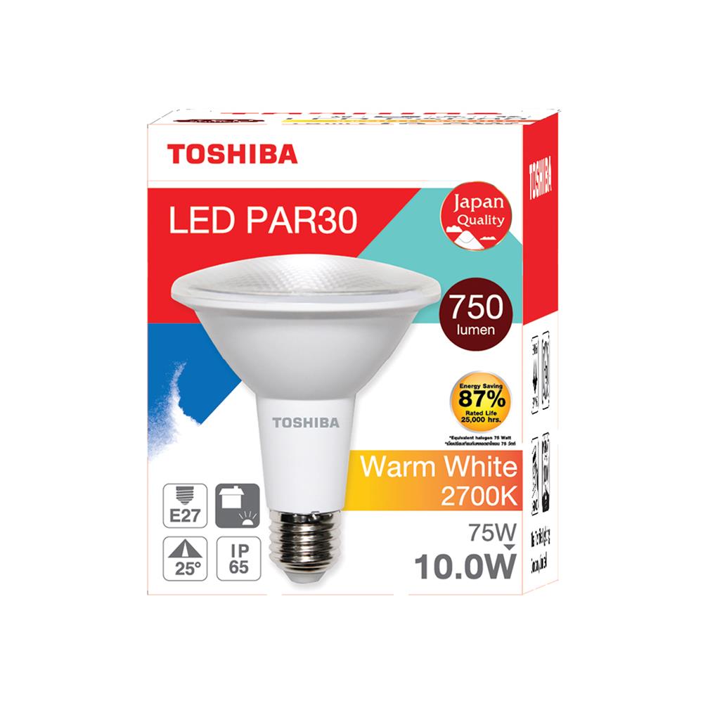 หลอดลิเนีย LED TOSHIBA ขั้ว E27 แสงวอร์มไวท์