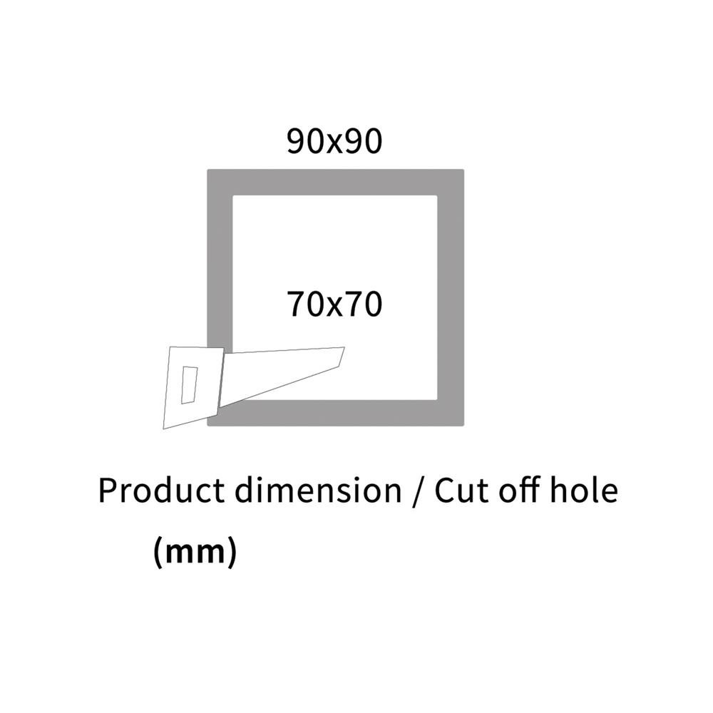 ดาวน์ไลท์ LED SHINING LCSC00727 3 นิ้ว 7 วัตต์ WARM WHITE สีขาว