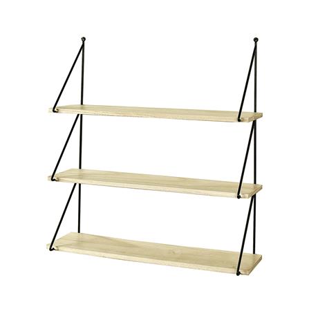 แผ่นชั้นติดผนัง 3 ชั้น STACKO IRIS 60x15x65 ซม. สีเนเชอรัล_0