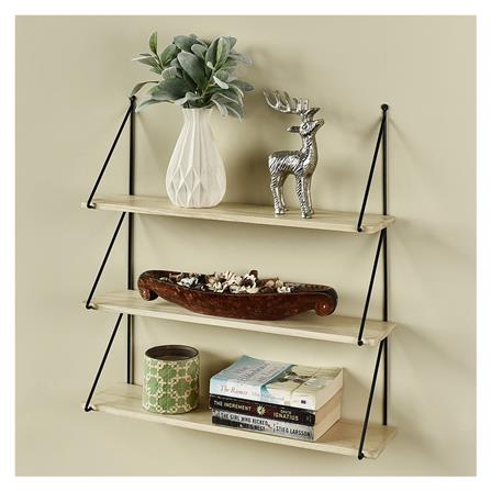 แผ่นชั้นติดผนัง 3 ชั้น STACKO IRIS 60x15x65 ซม. สีเนเชอรัล_2