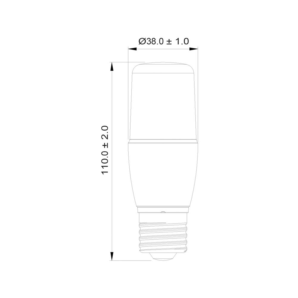 หลอด LED TOSHIBA STICK T7 5 วัตต์ WARM WHITE E27
