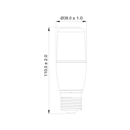 หลอด LED TOSHIBA STICK T7 5 วัตต์ WARM WHITE E27_6