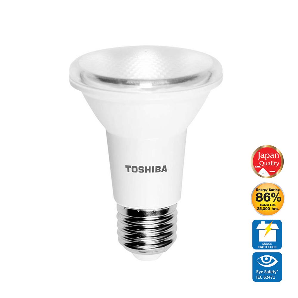 หลอด LED TOSHIBA PAR20 7 วัตต์ E27 WARMWHITE