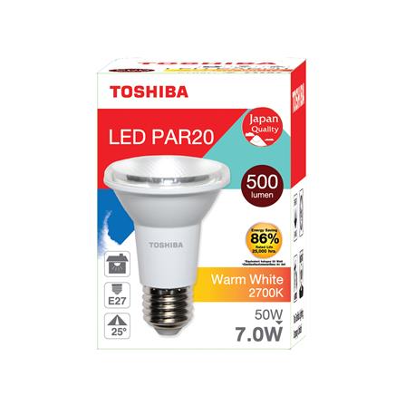 หลอด LED TOSHIBA PAR20 7 วัตต์ E27 WARMWHITE_1