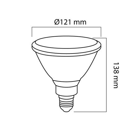 หลอดลิเนีย LED TOSHIBA ขั้ว E27 แสงวอร์มไลท์_2