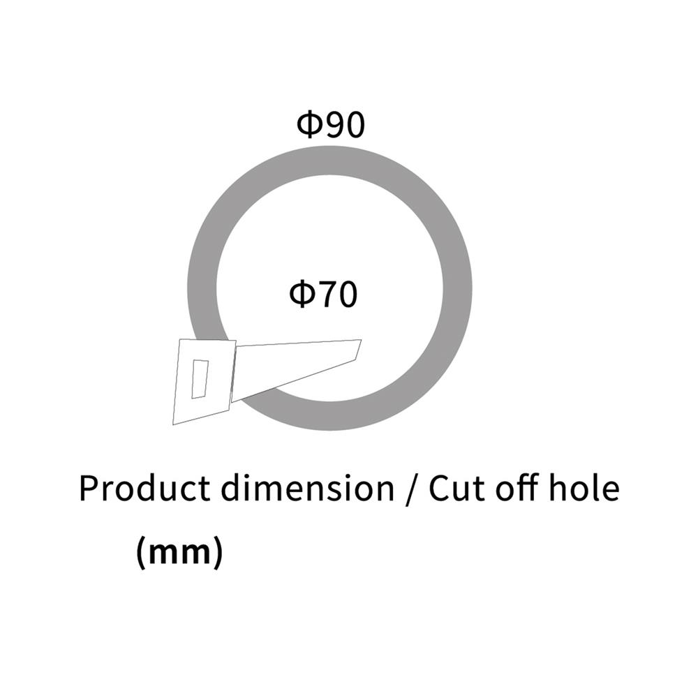 ดาวน์ไลท์ LED SHINING LCSC00740 3 นิ้ว 7 วัตต์ COOL WHITE สีขาว