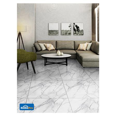 กระเบื้องพื้น 24x24 นิ้ว COTTO สโตน มาร์เบิล ขาว PM 1.44M2_2