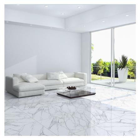 กระเบื้องพื้น 24x24 นิ้ว COTTO สโตน มาร์เบิล ขาว PM 1.44M2_3