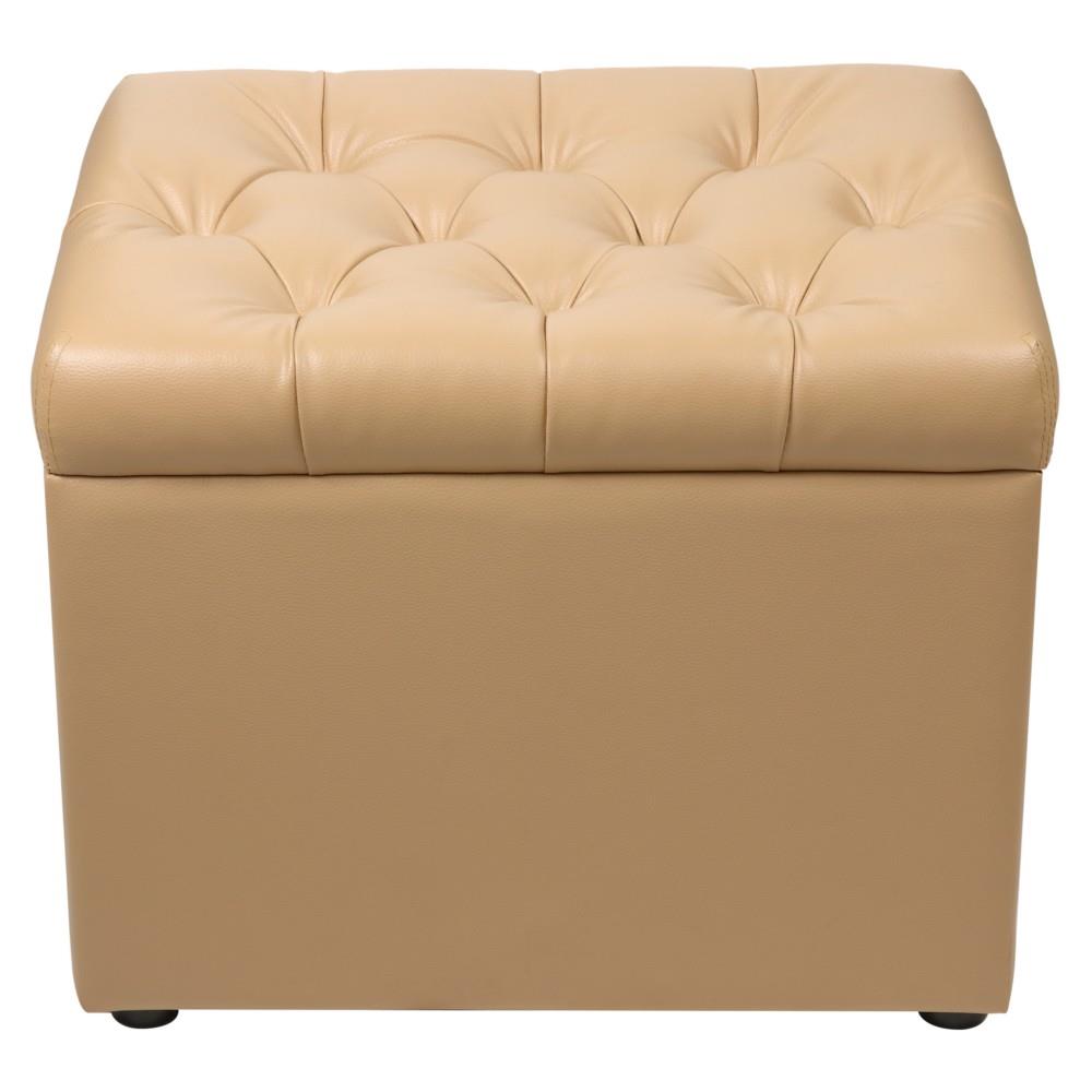 สตูลเหลี่ยม FURDINI BERTON สีโอวัลติน