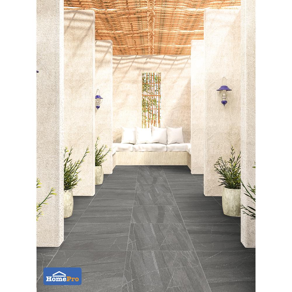 กระเบื้องพื้น 50x50 ซม. DURAGRES ทอร์นาโด เทาเข้ม EXC A