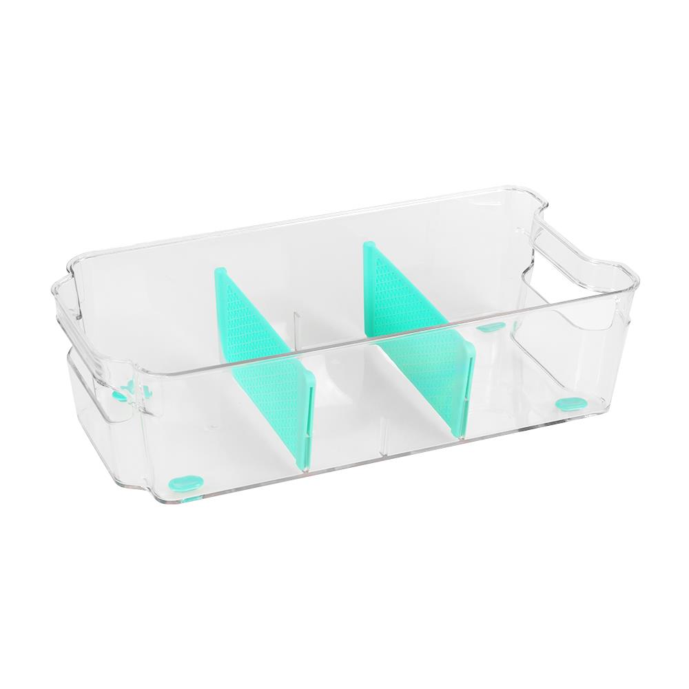 กล่องจัดเก็บในตู้เย็นแบบแบ่งช่องซ้อนได้ S KECH_1