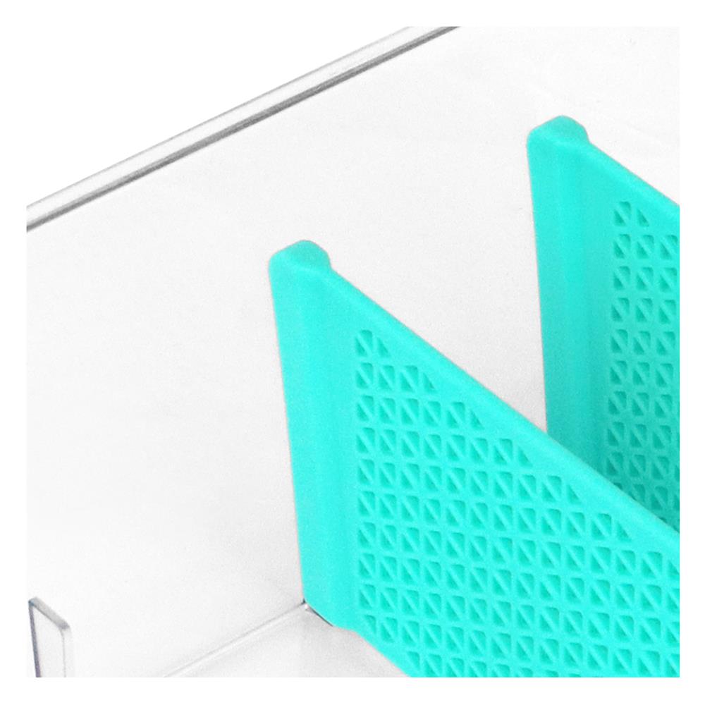 กล่องจัดเก็บในตู้เย็นแบบแบ่งช่องซ้อนได้ S KECH