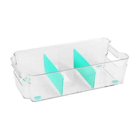 กล่องจัดเก็บในตู้เย็นแบบแบ่งช่องซ้อนได้ S KECH_0