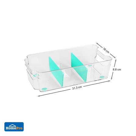 กล่องจัดเก็บในตู้เย็นแบบแบ่งช่องซ้อนได้ S KECH_5