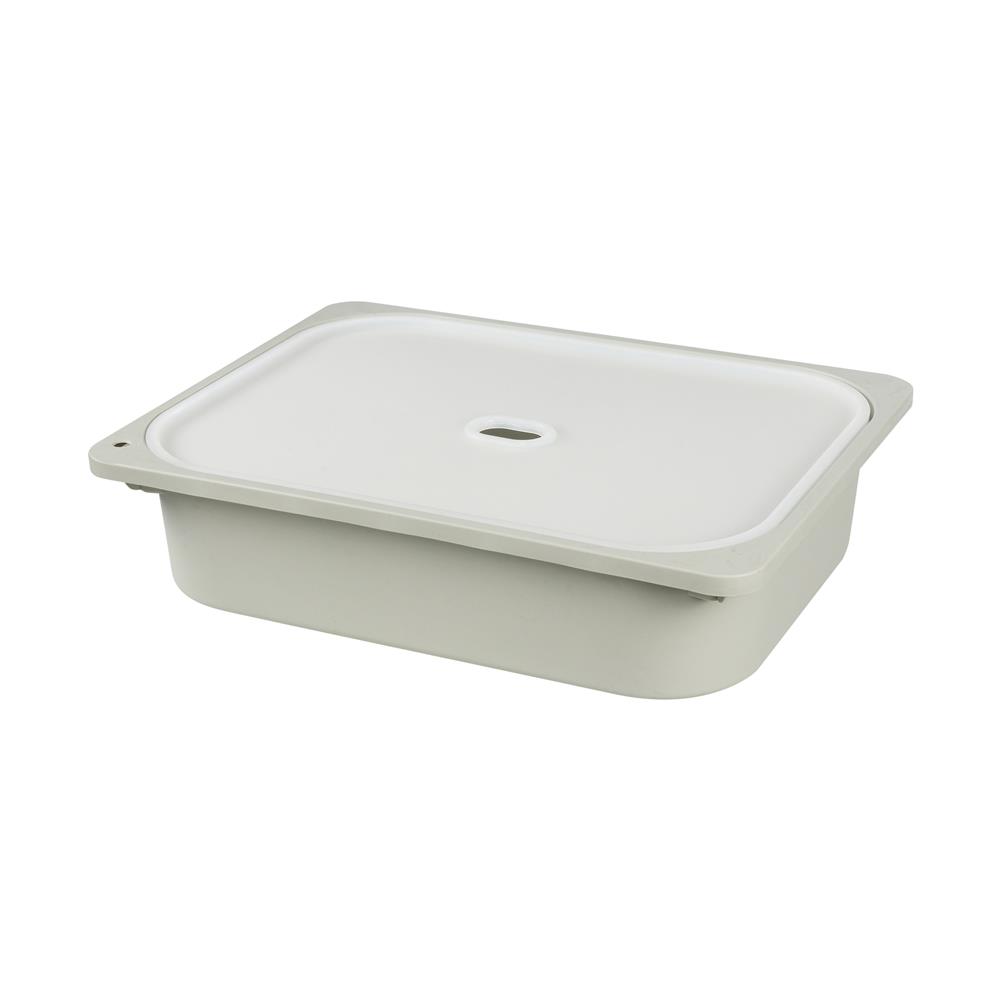 กล่องฝาปิด STACKO 2011A 43x33x10 ซม. สีเทา