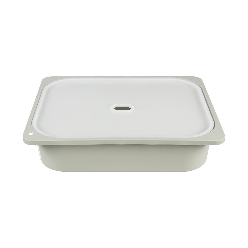 กล่องฝาปิด STACKO 2011A 43x33x10 ซม. สีเทา