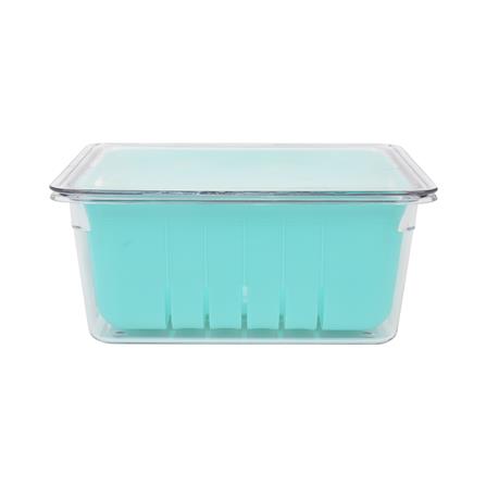 กล่องจัดเก็บในตู้เย็นมีฝา พร้อมตะกร้า 1 ใบ KECH_1