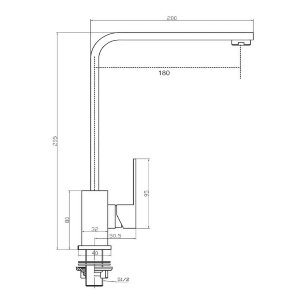 ก๊อกซิงค์เดี่ยวเคาน์เตอร์ MEX TP1142