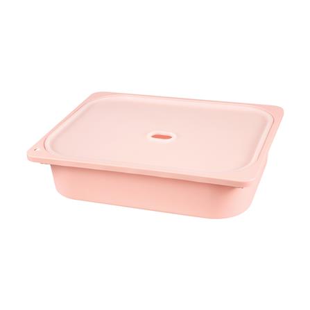 กล่องฝาปิด STACKO 2011A 43x33x10 ซม. สีชมพู