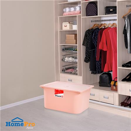 กล่องฝาปิด STACKO 2011B 43x33x22 ซม. สีชมพู_3