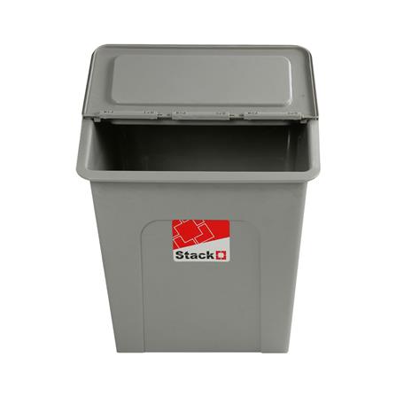 กล่องเก็บของ STACKO PARROT NEST 27 ลิตร สีเทา_3