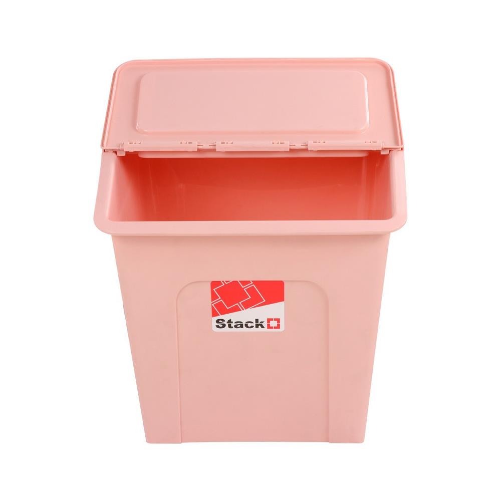 กล่องเก็บของ STACKO PARROT NEST 27 ลิตร สีชมพู