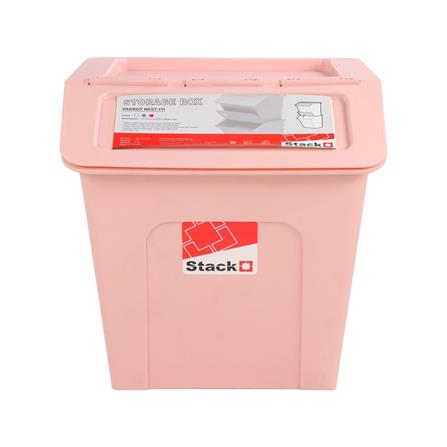 กล่องเก็บของ STACKO PARROT NEST 27 ลิตร สีชมพู_2