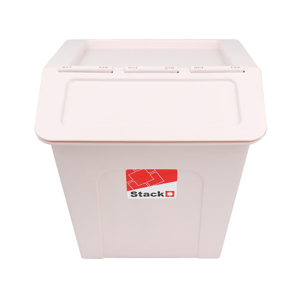 กล่องเก็บของ STACKO PARROT NEST 27 ลิตร สีเบจ