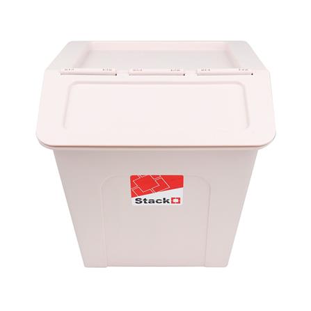 กล่องเก็บของ STACKO PARROT NEST 27 ลิตร สีเบจ_2