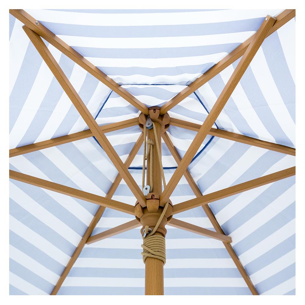 ร่มสนามกลม IVY 2.5 ม. สีขาว/น้ำเงิน