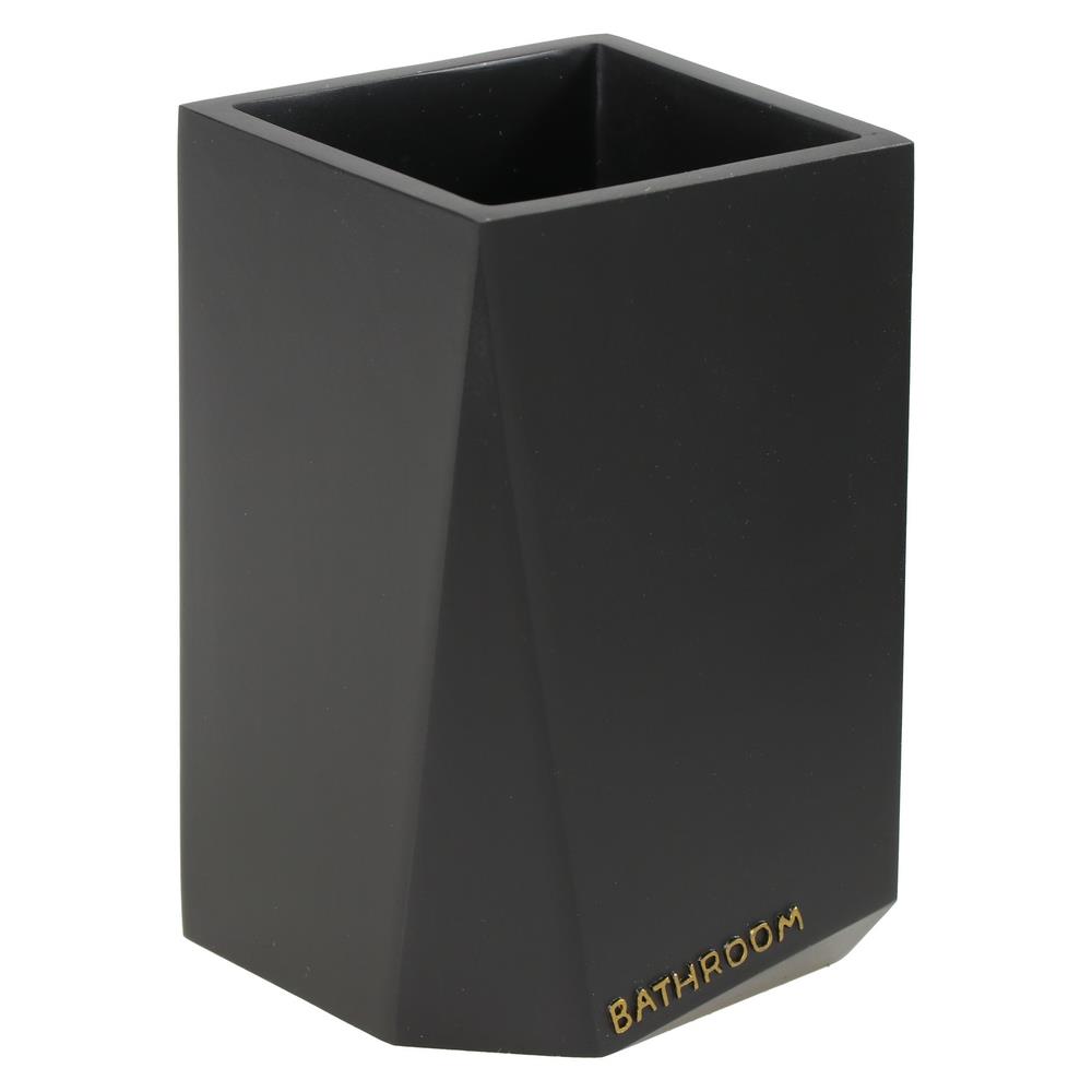 แก้วน้ำ เรซิ่น MOYA KE0320C.01J สีดำ