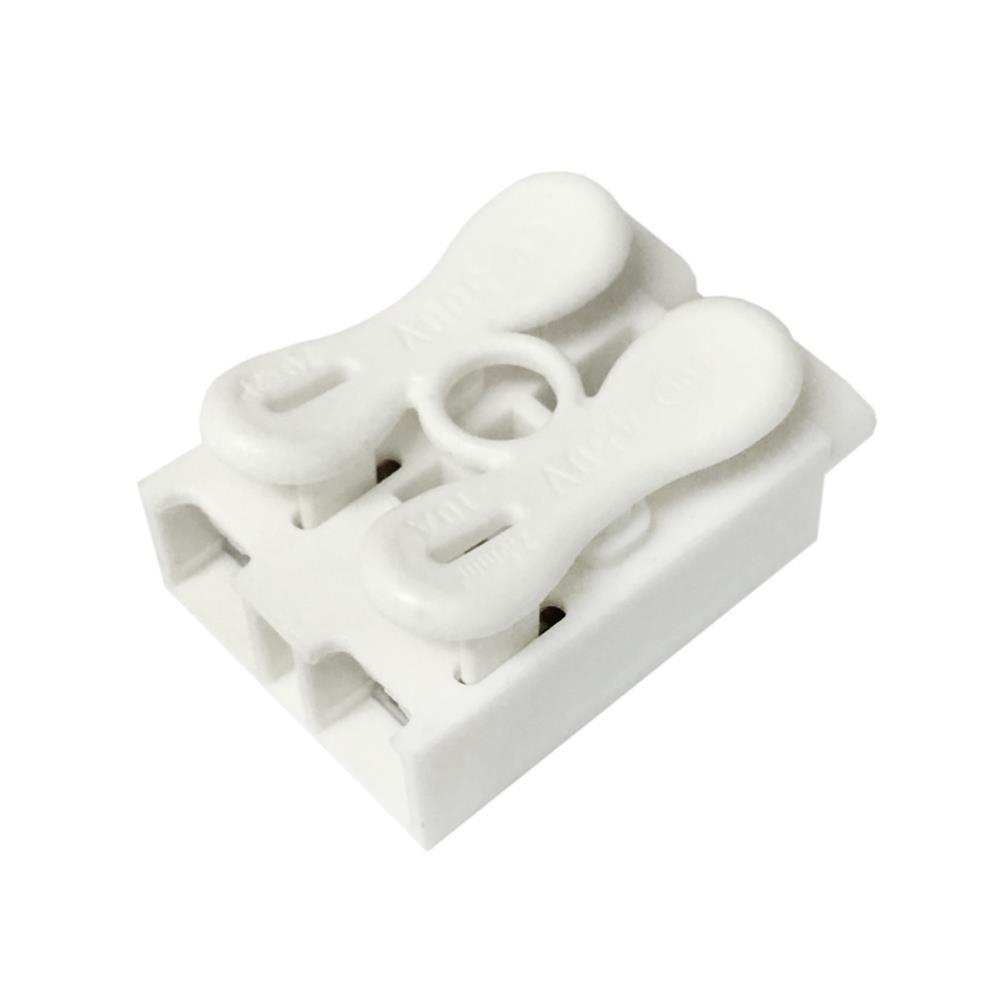 ลูกเต๋าต่อสายแบบกด 2 ช่อง HATASHI 10 แอมแปร์ แพ็ก 3 ชิ้น