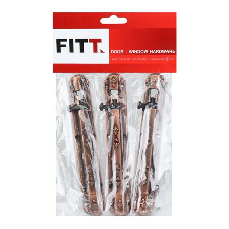 กลอนทั่วไป 6 นิ้ว FITT 6-3 สีทองแดงรมดำ 3 ชิ้น/ชุด_2