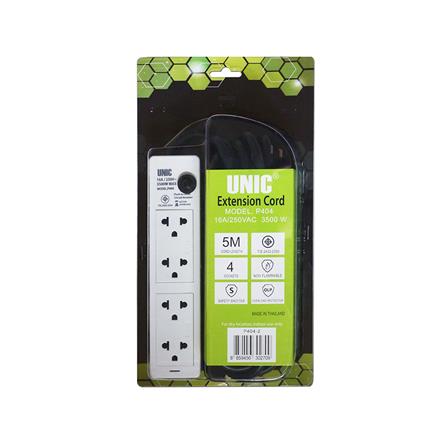 รางปลั๊กไฟ 4 ช่อง UNIC P404-2 5 ม._1
