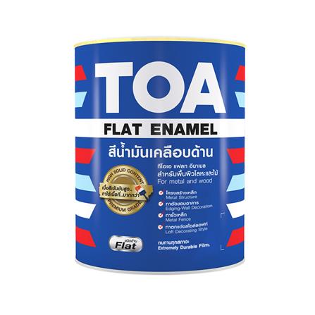 สีน้ำมันเคลือบด้าน TOA GLIPTON BASE D สีขาว 1 แกลลอน_0