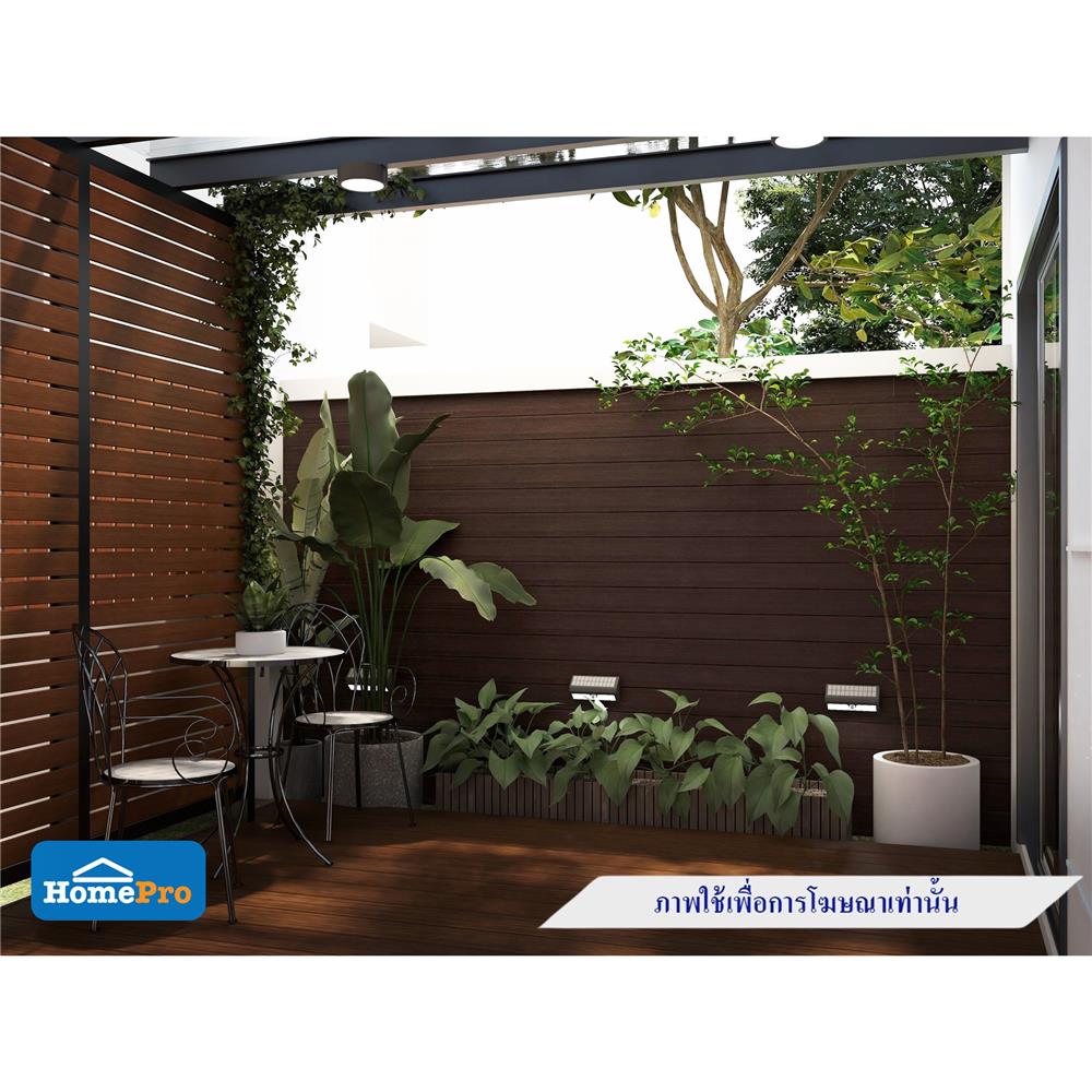 ไม้ฝ้าและผนัง THAISUN HLY002 2x12x300 ซม. สีน้ำตาลช็อกโกแลต