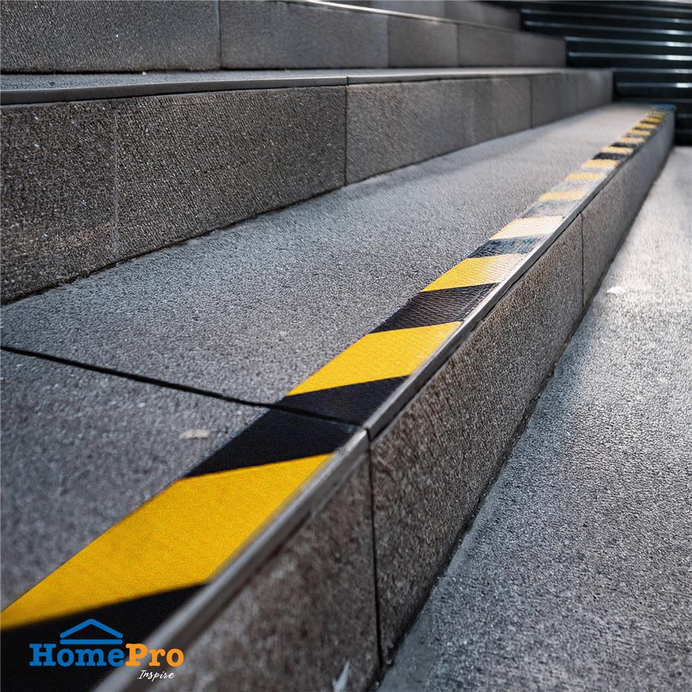 เทปกันลื่น PACK IN 2 นิ้วX5เมตร สีเหลือง/สีดำ