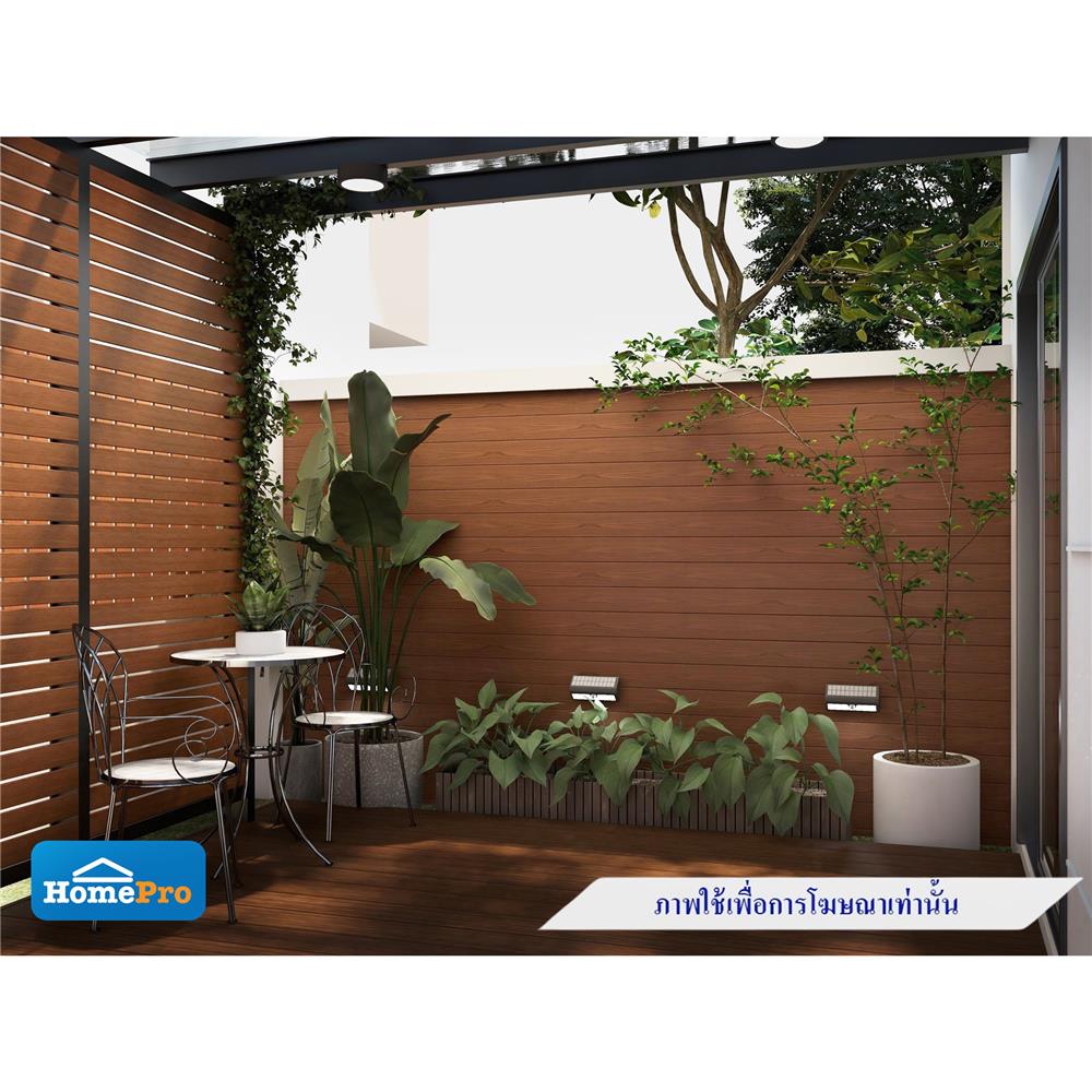 ไม้ฝ้า WPC THAISUN ลายไม้ 12X300X2 ซม. สีสัก