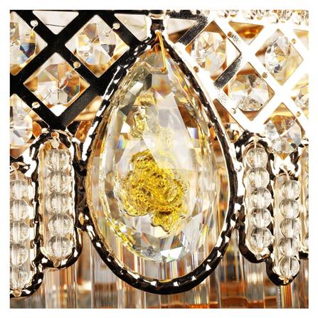 ไฟช่อ CARINI 8029-22 แก้ว/โลหะ สีทอง/ใส 22 หัว_3