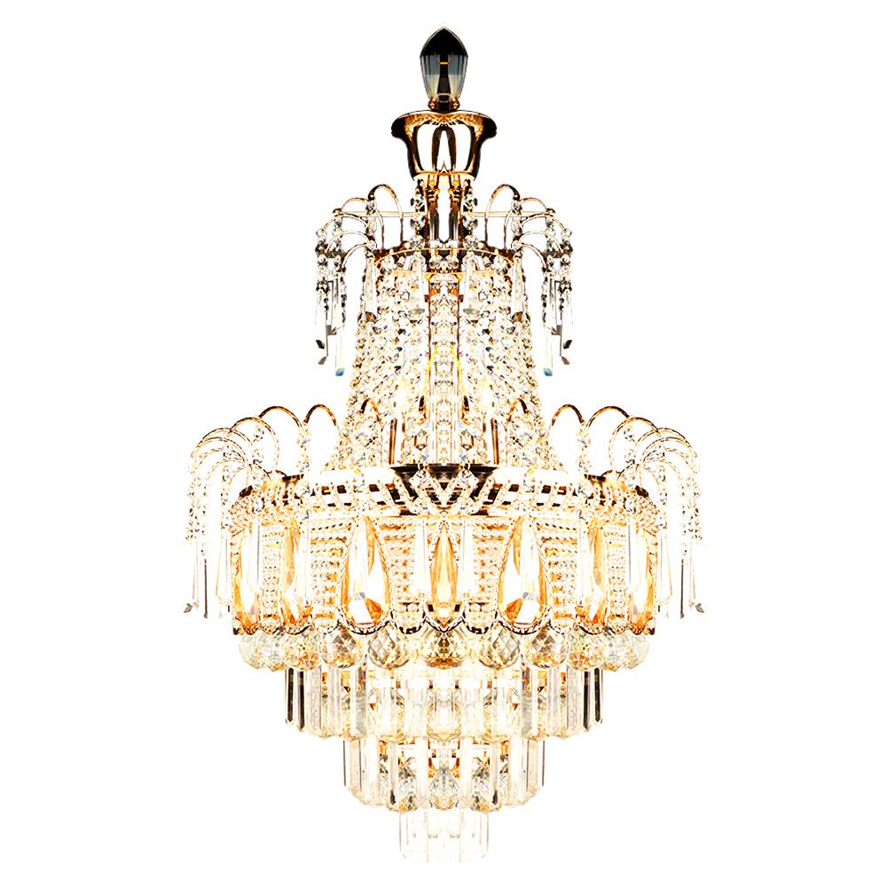 ไฟช่อ CARINI 6613-10 แก้ว/อะคริลิค/สีทอง 1หัว